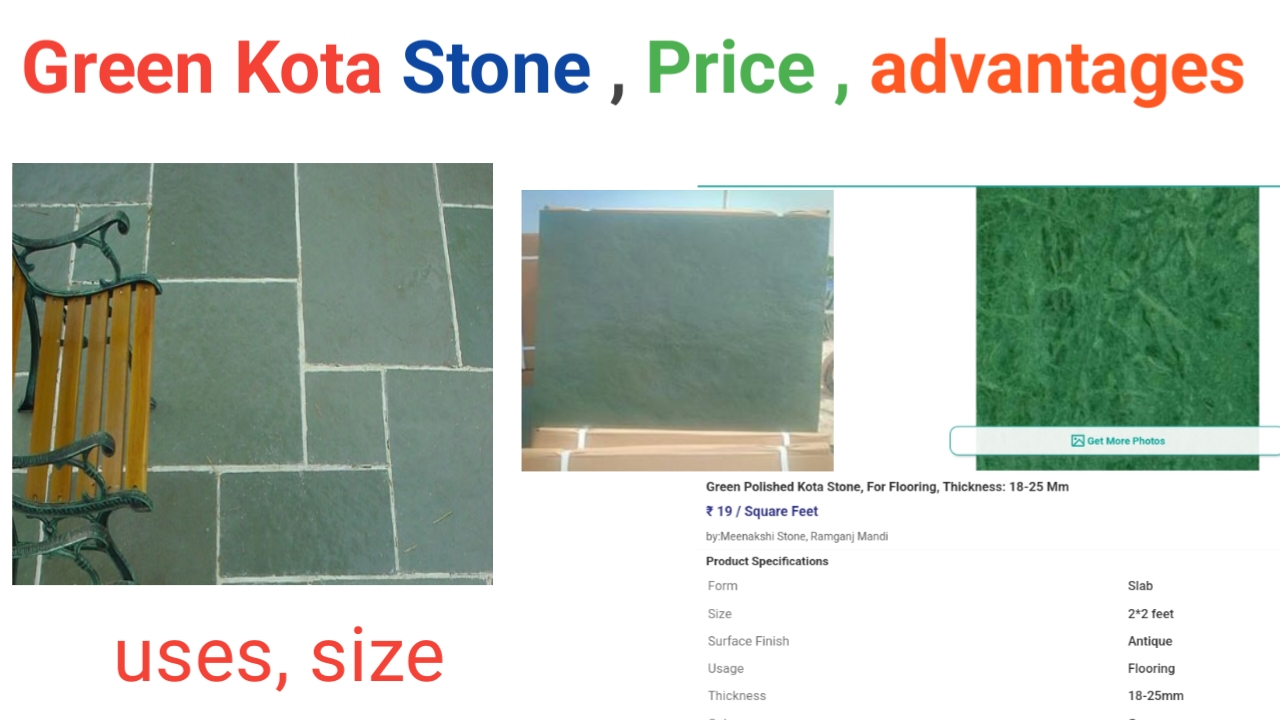 Green Kota Stone flooring